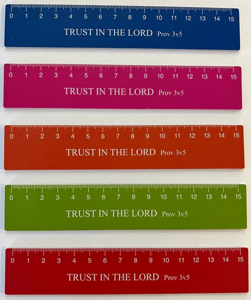 Pack of 8 Scripture Rulers Free Delivery when you spend £10 Eden.co.uk
