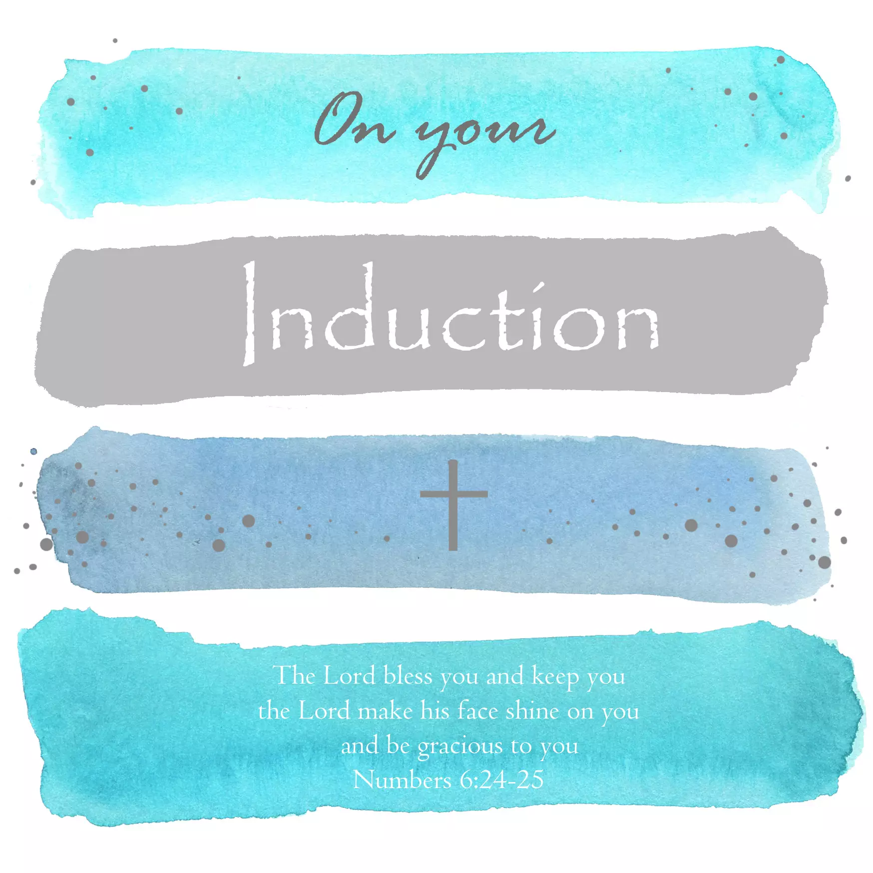 Induction Blessing Single Card