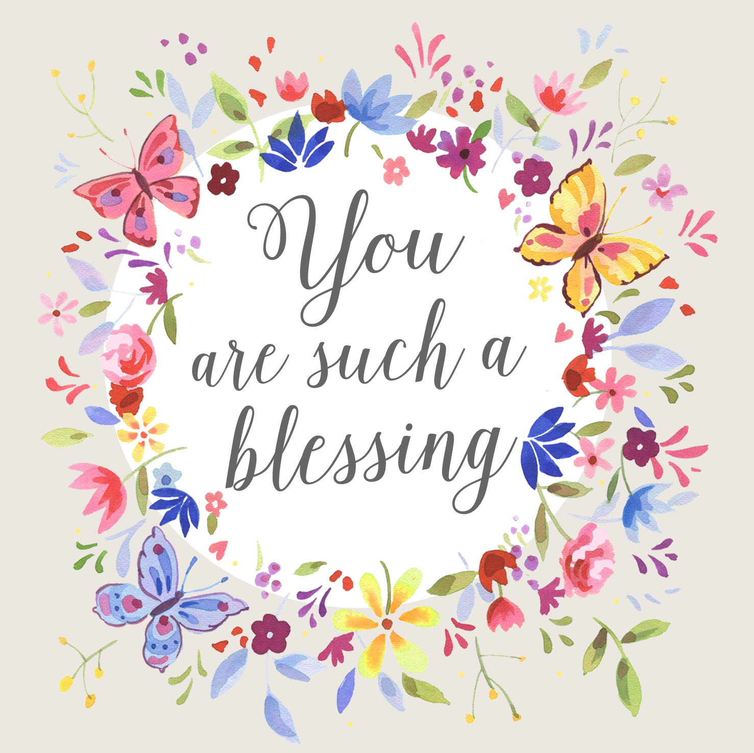 You are such a Blessing Single Card: Free Delivery when you spend &amp;pound;10  at Eden.co.uk