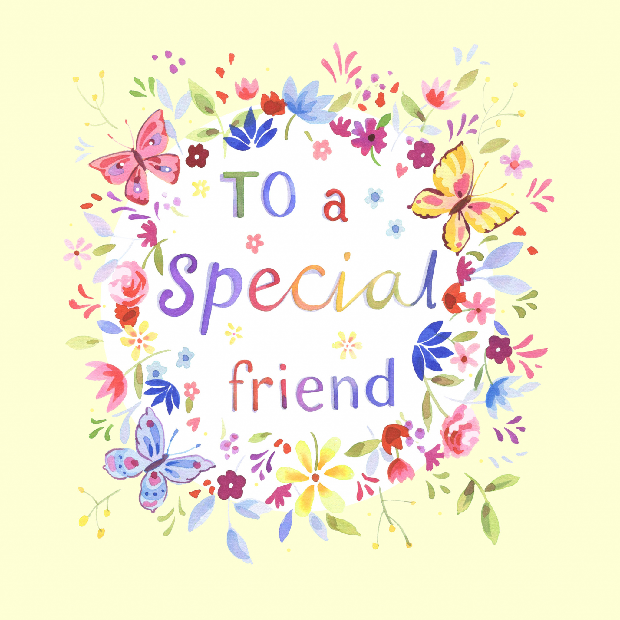 A Special Friend Birthday Single Card