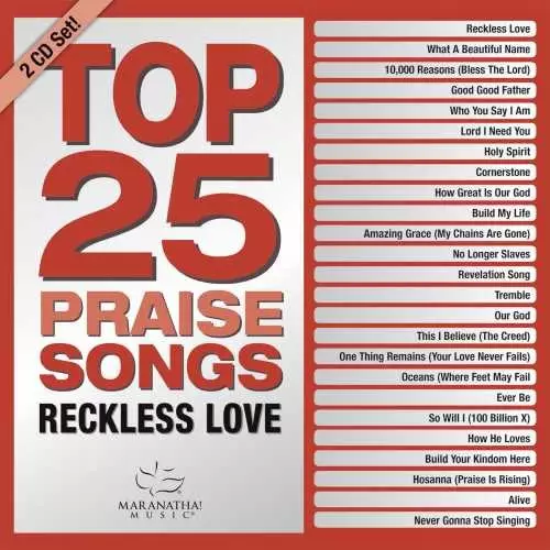 Audio CD-Top 25 Praise Songs-Reckless Love (2 CD) (Mar)