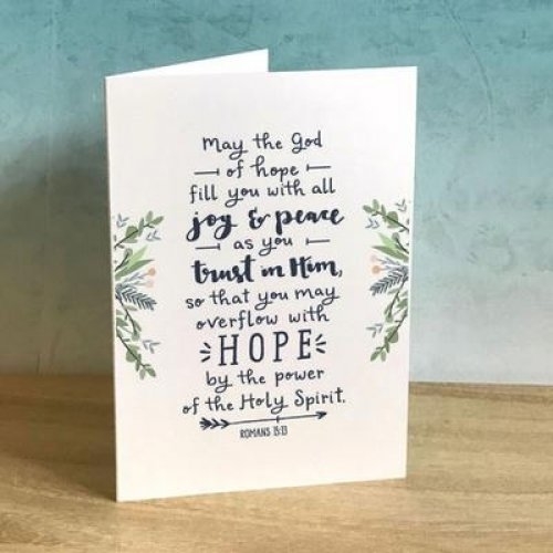 May The God Of Hope Single Card