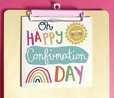 Oh Happy Confirmation Day Single Card