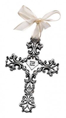 Wall Cross-Blessings On Your Baptism-Pewter 5 Wall Cross-Blessings On Your Baptism-Pewter 5