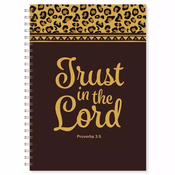 Journal-Trust In The Lord/Leopard Print