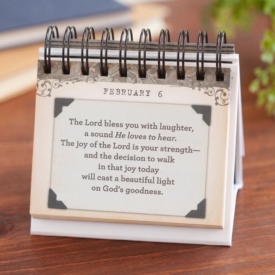 Prayers and Blessings Large Print Perpetual Calendar Free Delivery
