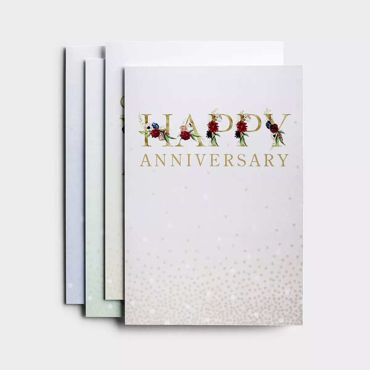 Anniversary - Floral - 12 Boxed Cards, KJV
