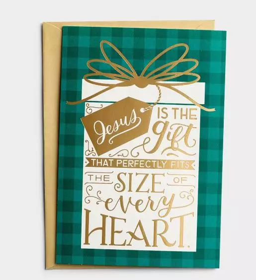 Jesus Is The Gift (Box of 18) Christian Christmas Cards