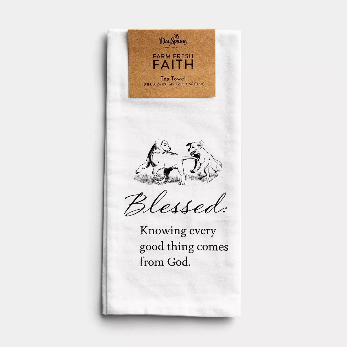 Blessed - Farm Fresh Faith Tea Towel