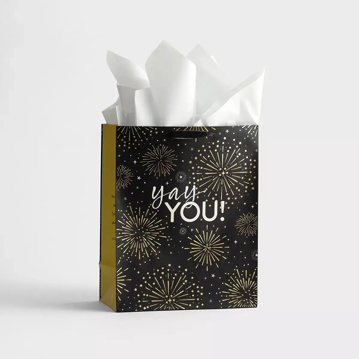 YAY YOU! (Fireworks) Large  Gift Bag with Tissue