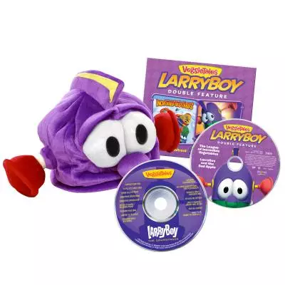 DVD-Ultimate LarryBoy Gift Set w/CD & Plush Hat