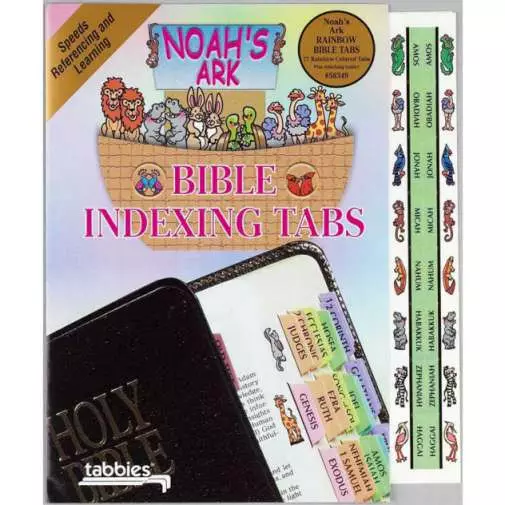 Noah's Ark Rainbow Bible Tabs