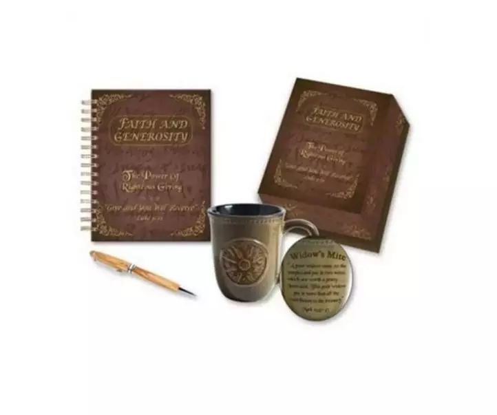 Faith And Generosity Gift Set (Pen  Journal  & Mug) (#71167)