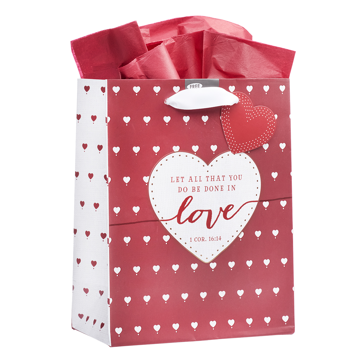 Love Medium Gift Bag 1 Corinthians 1614 Free Delivery when you