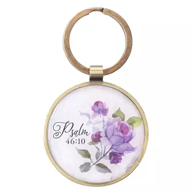 Keychain in Tin Be Still Ps. 46:10