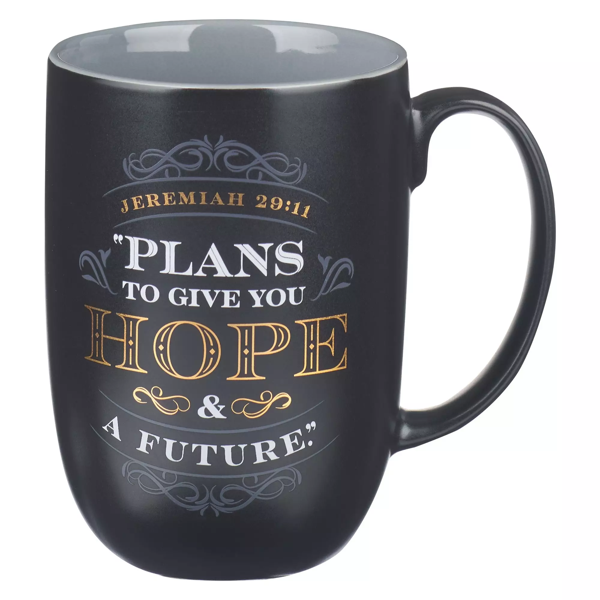 Mug Black/Gray Hope & a Future Jer. 29:11