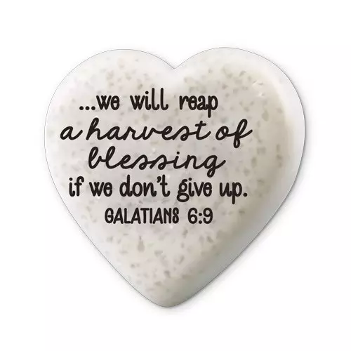 PLAQUE-SCRIPTURE STONE-HEARTS OF HOPE (#40739)