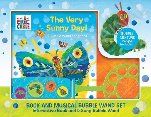 Eric Carl Bubble Wand Songbook Very Sunny Day Sound Book Set