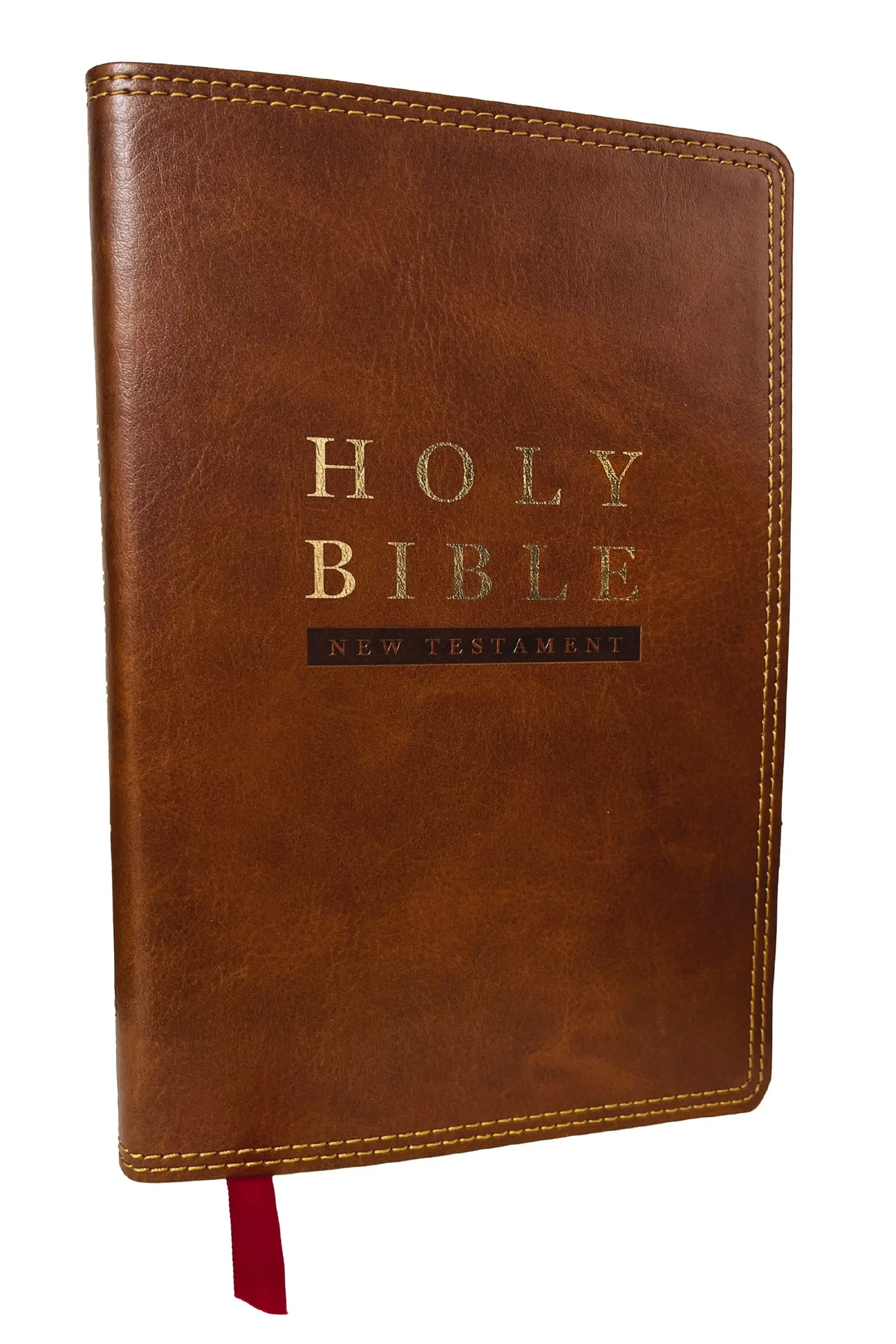 激レア 1989 48cmX36cm AW Big Book 5冊完揃 NKJV Super Giant Print New Testament, Brown Leathersoft, Red