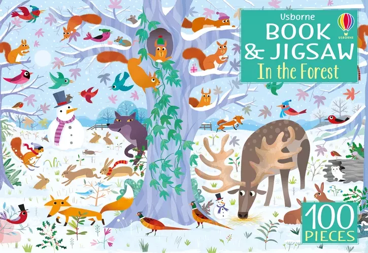 Usborne Book And Jigsaw In The Forest