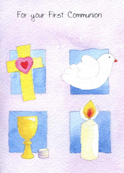 On Your First Communion - Single Card