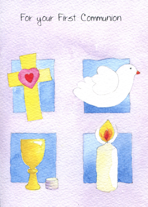 On Your First Communion - Single Card On Your First Communion - Single Card
