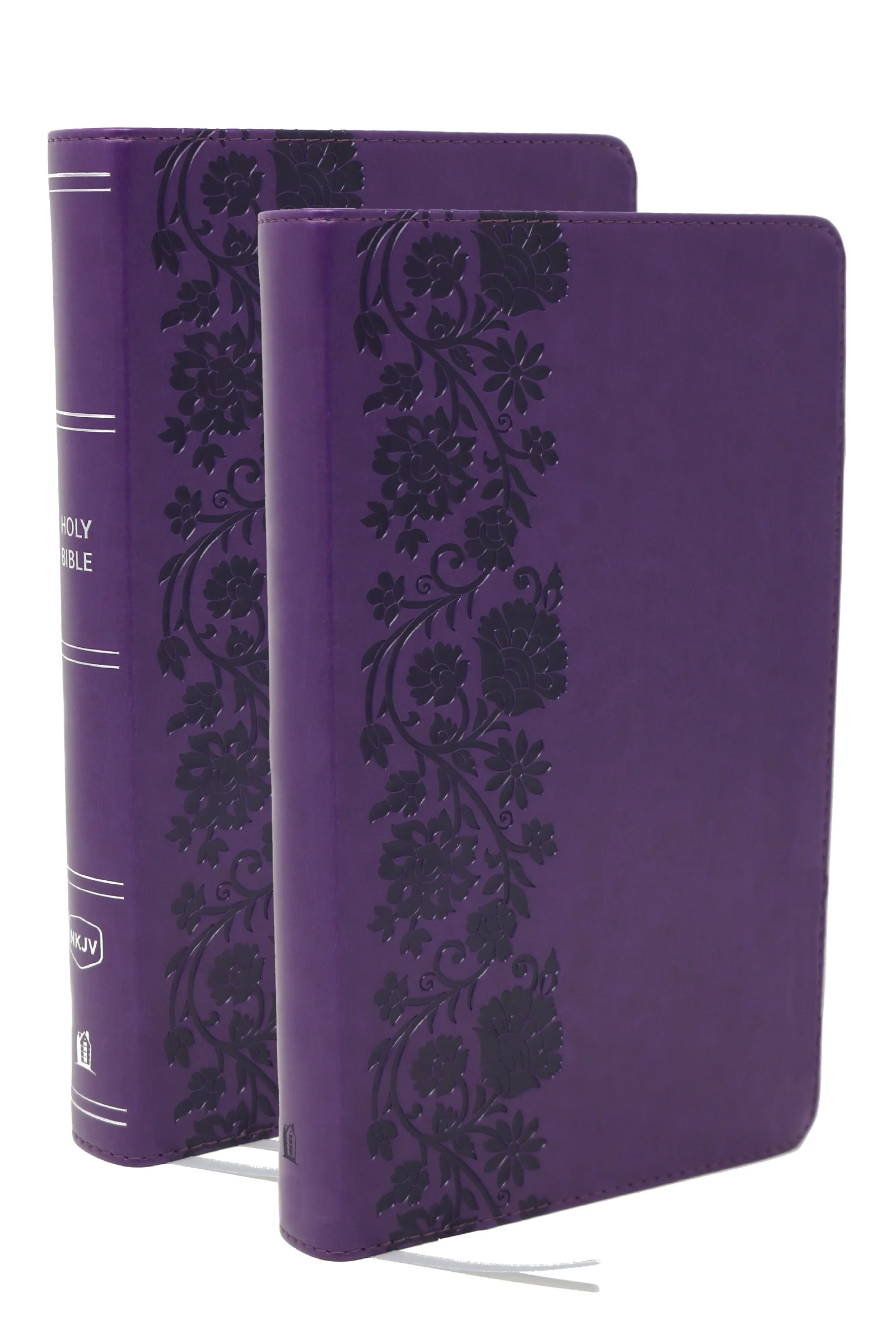 NKJV Bible: Personal Size Giant Print, Purple Leathersoft, Holy