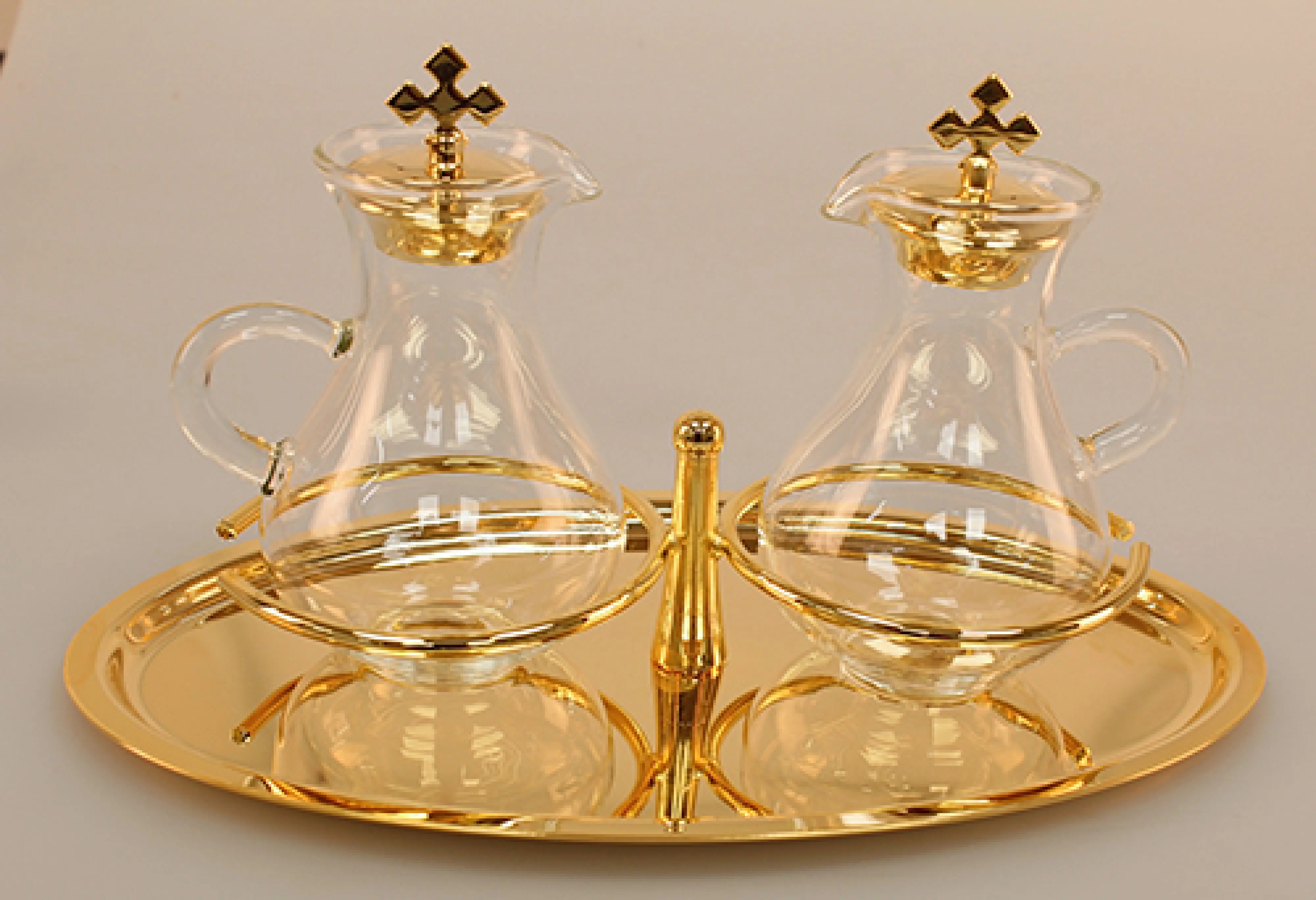 Glass Cruets with Tray: Free Delivery at Eden.co.uk