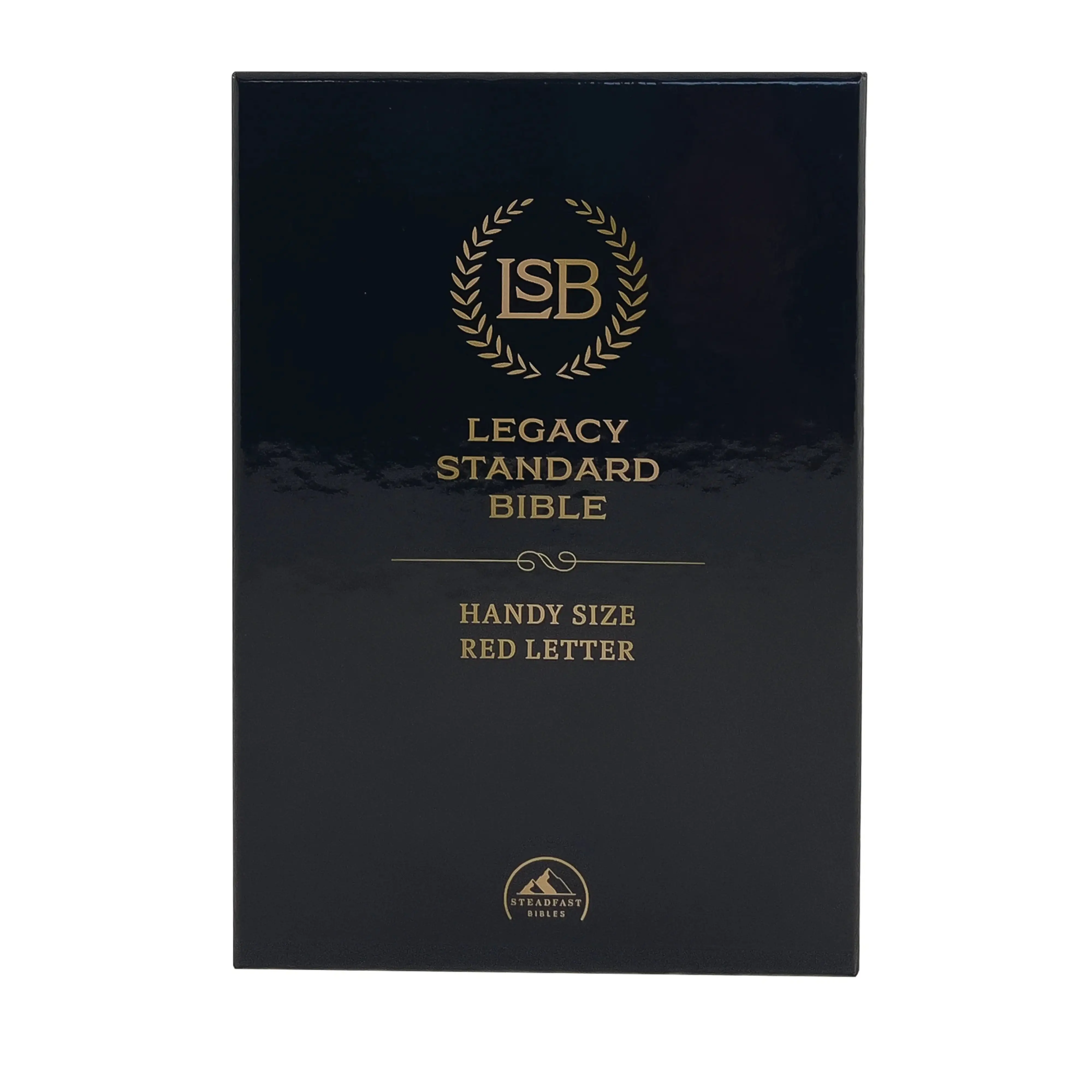 洋書 Legacy Standard Bible personal size Legacy Standard Bible, Handy Size Paste-Down Black Cowhide Red Letter