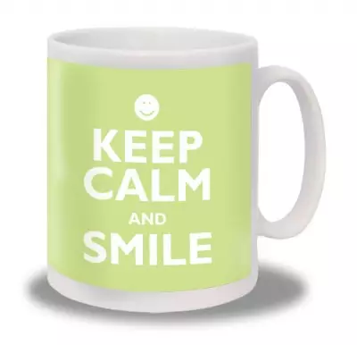 Keep Calm and Smile Mug