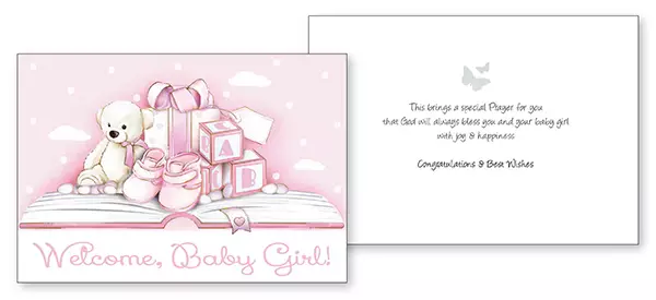 Card - Baby Congratulations - Girl