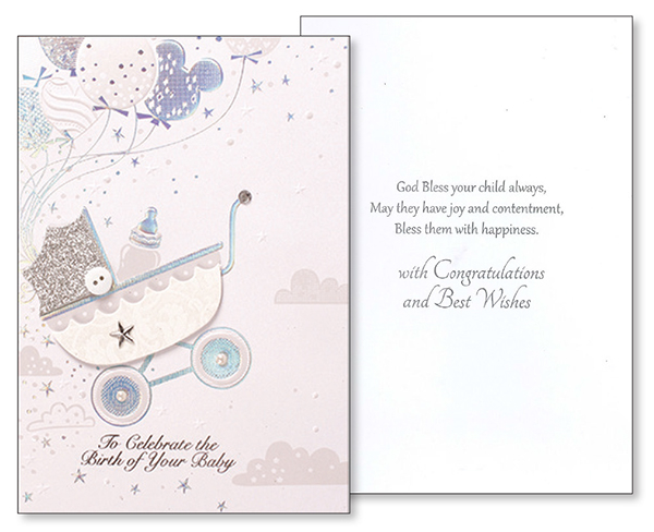 Baby Congratulations Card/3 Dimensional