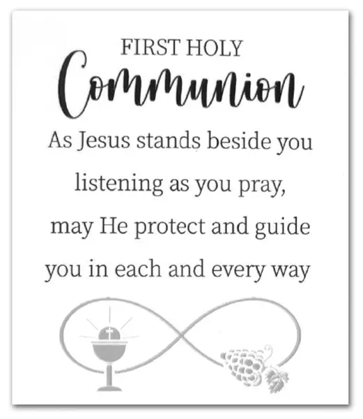 First Holy Communion Ceramic Plaque