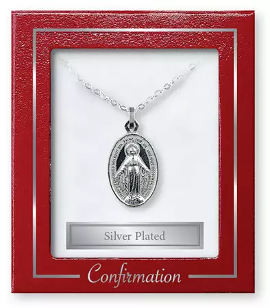 Silver Plated Necklet/Confirmation/Miraculous