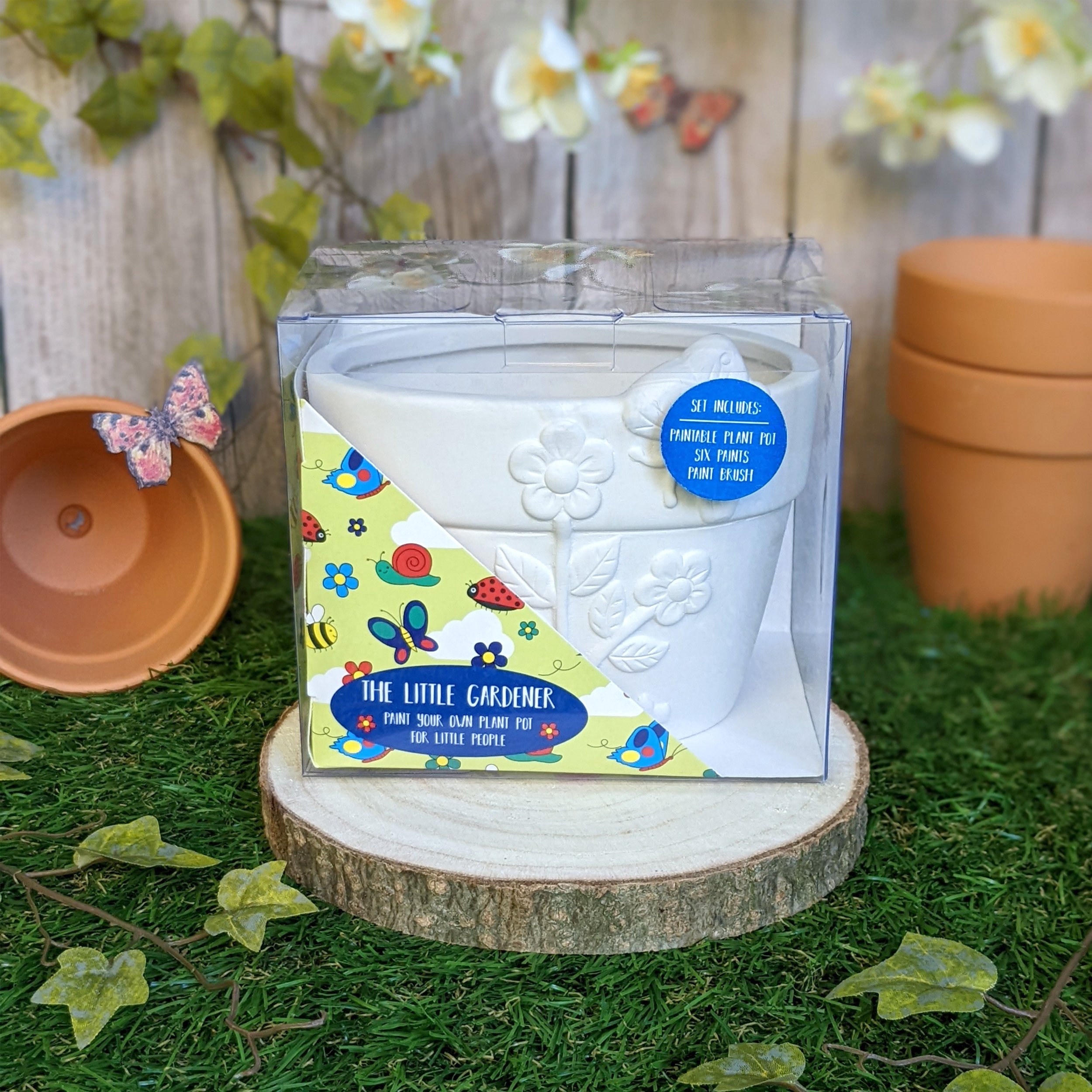 Paint Your Own Plant Pot The Little Gardener Free Delivery at Eden