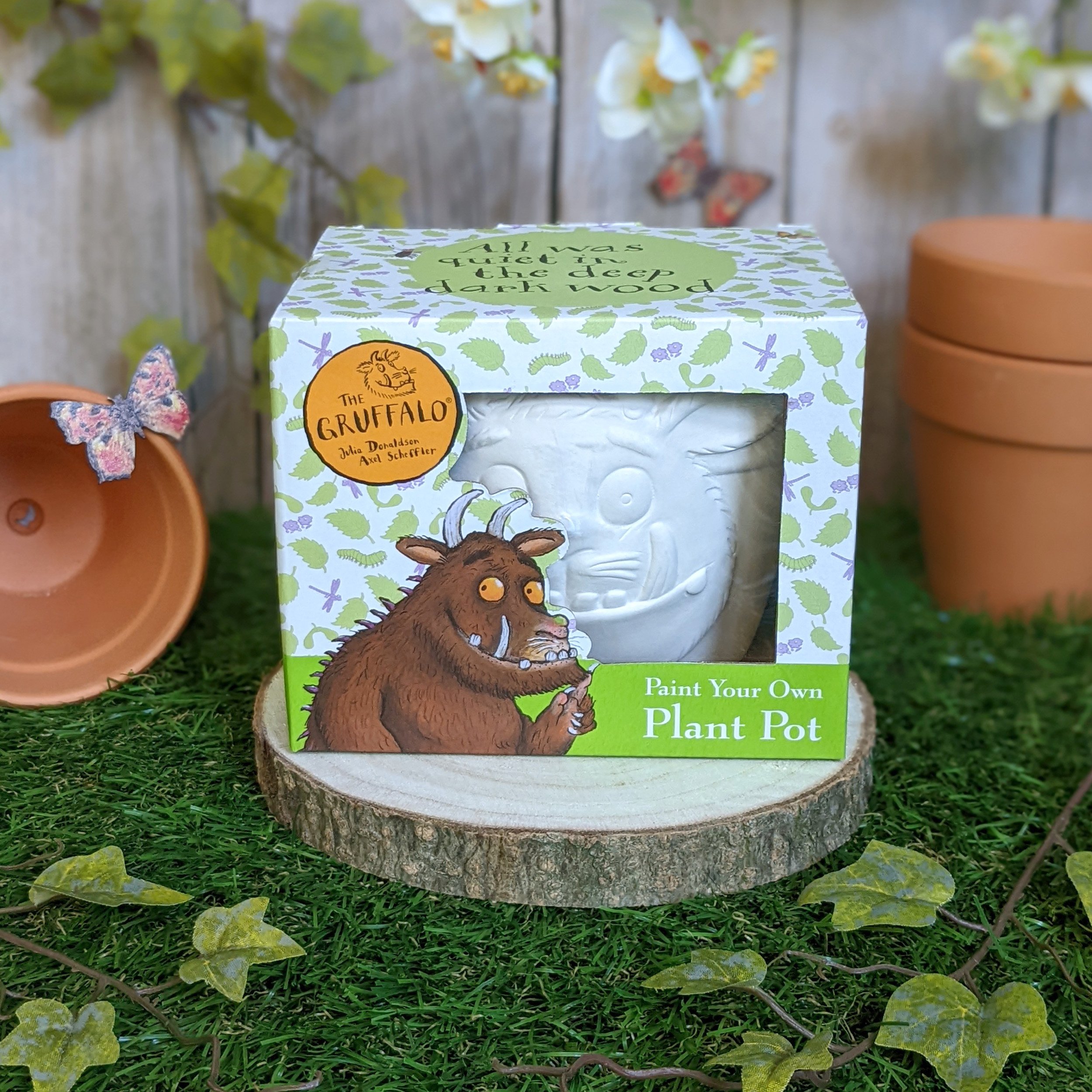 Paint Your Own Plant Pot Gruffalo Free Delivery at Eden.co.uk