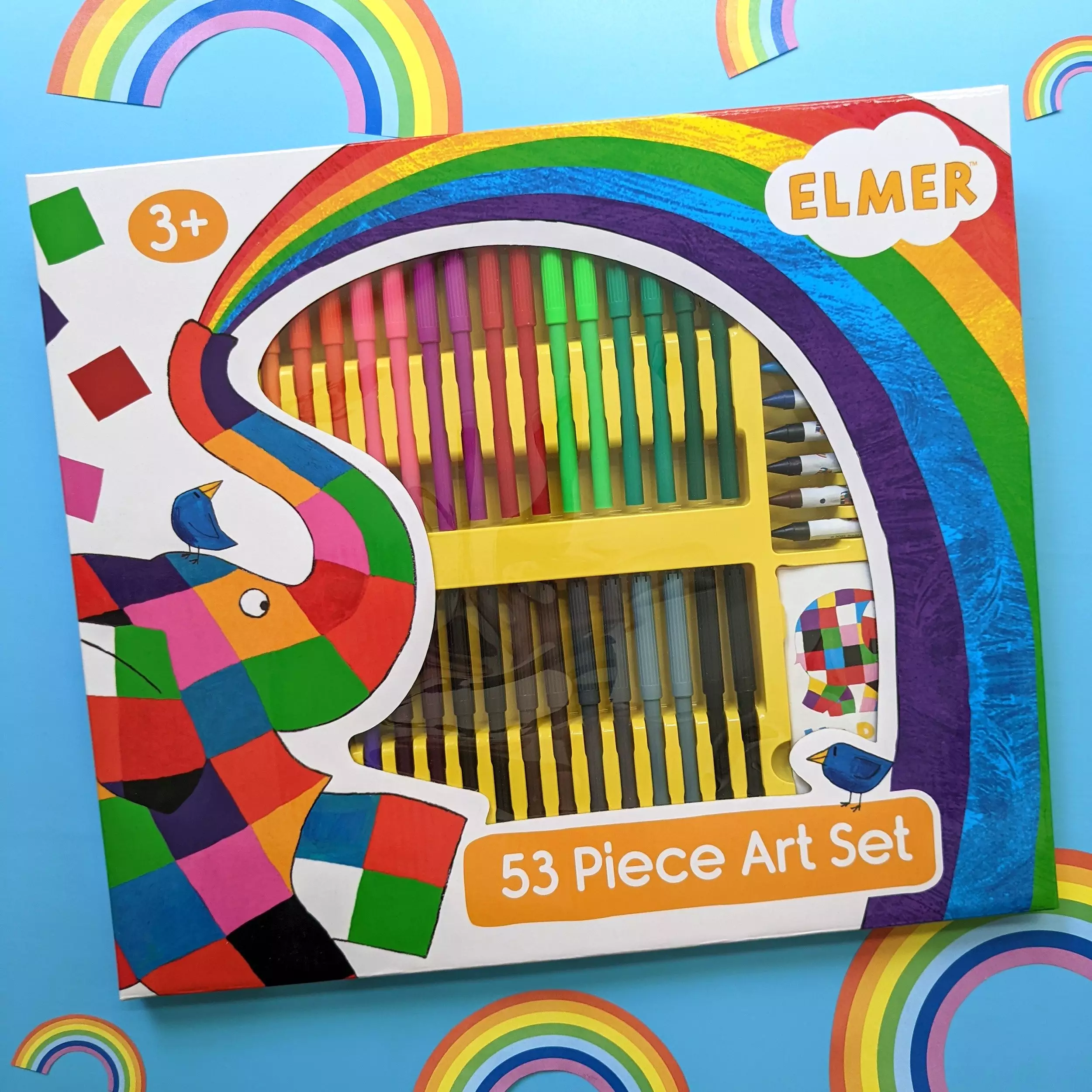 Giant 53 Piece Art Set - Elmer
