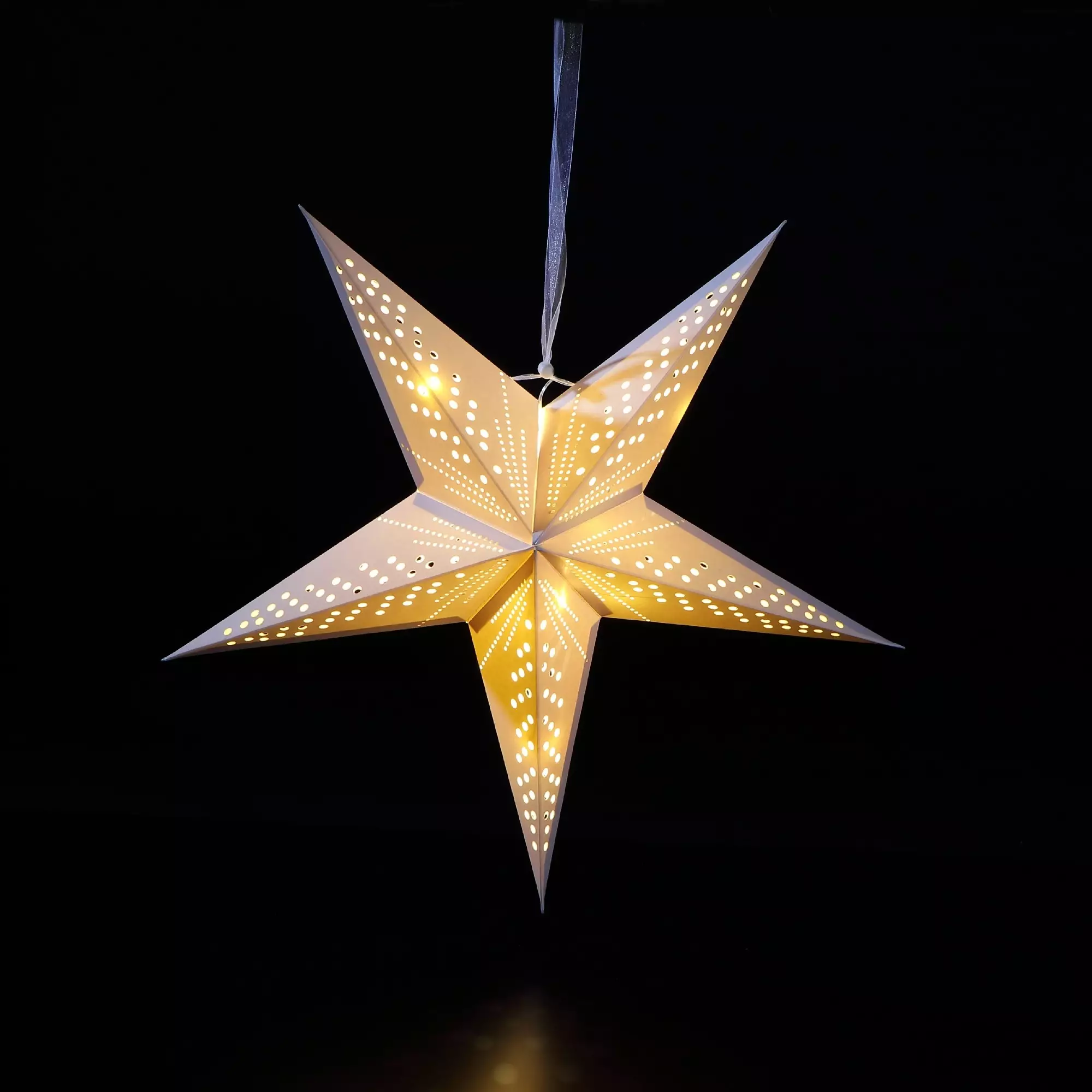 40CM Paper Shooting Star with 15 Warm White LEDS