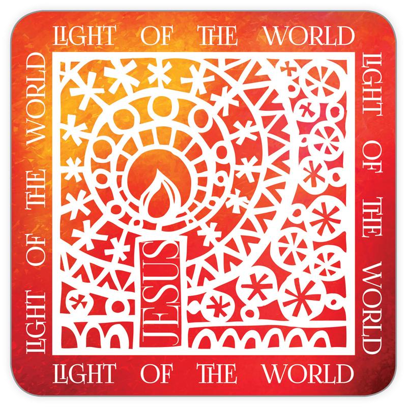 Red candle Coaster Red candle Coaster