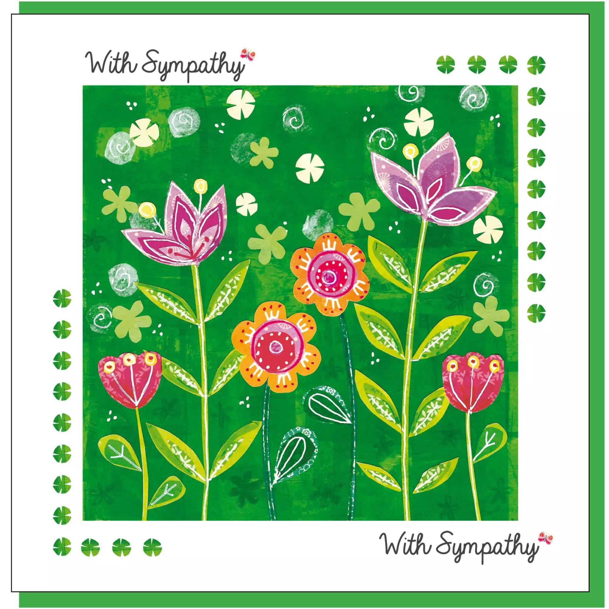 Sympathy Garden Greetings Card