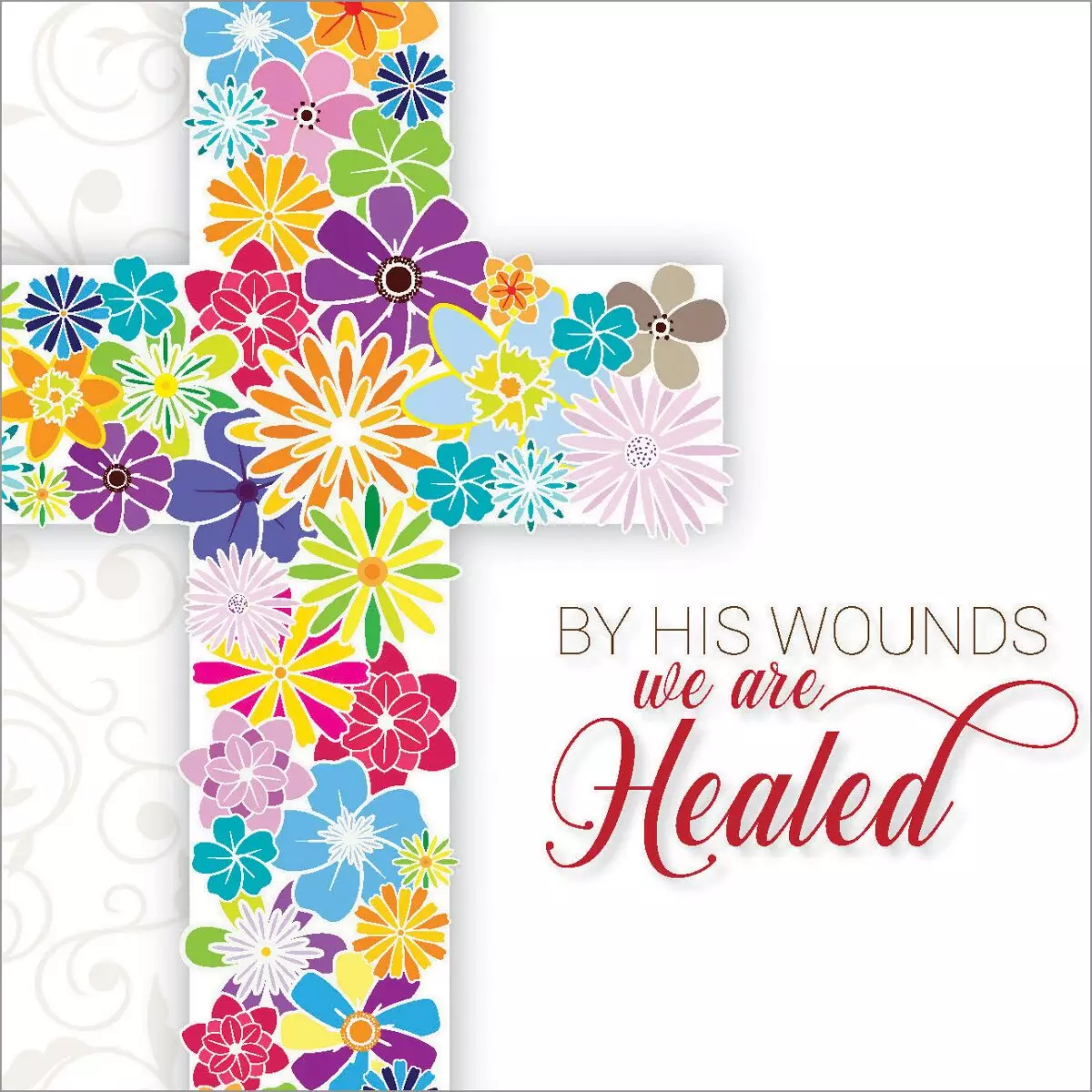 By His Wounds, We are Healed Easter Cards Pack of 5