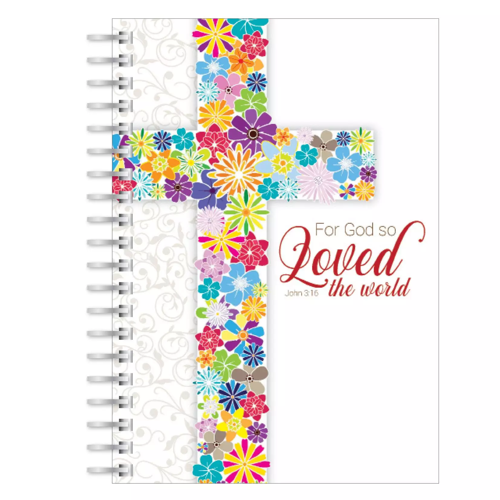 God so loved the world A5 notebook