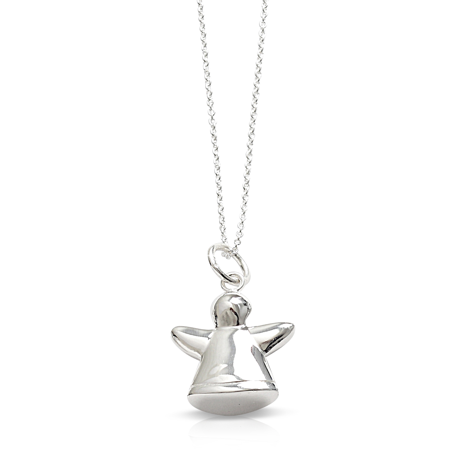 Contemporary Silver Angel Pendant Contemporary Silver Angel Pendant