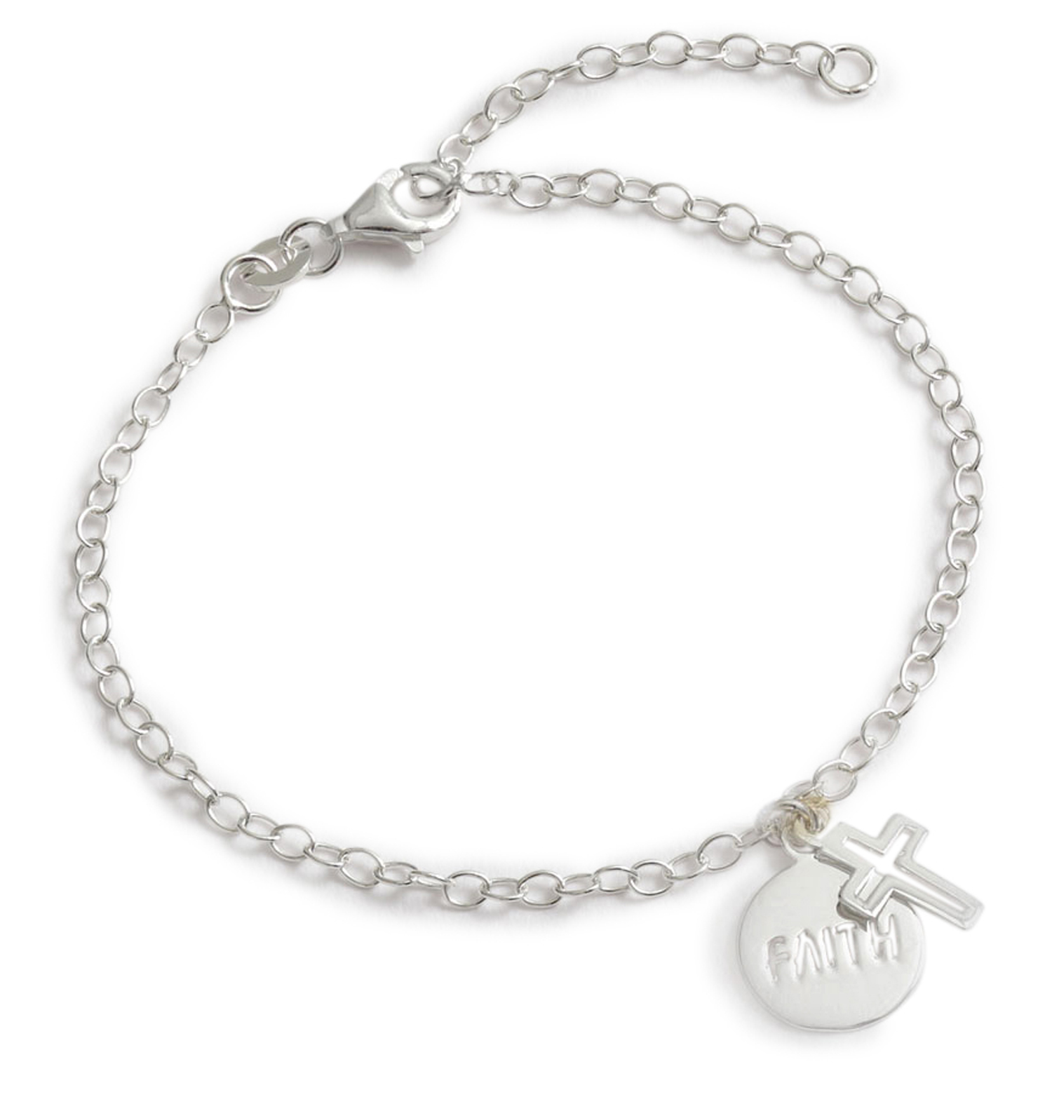 Sterling silver hotsell religious bracelets