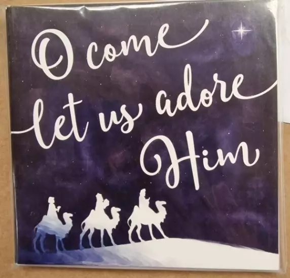 O Come Let Us Adore Him Pack of 10 Christmas Cards