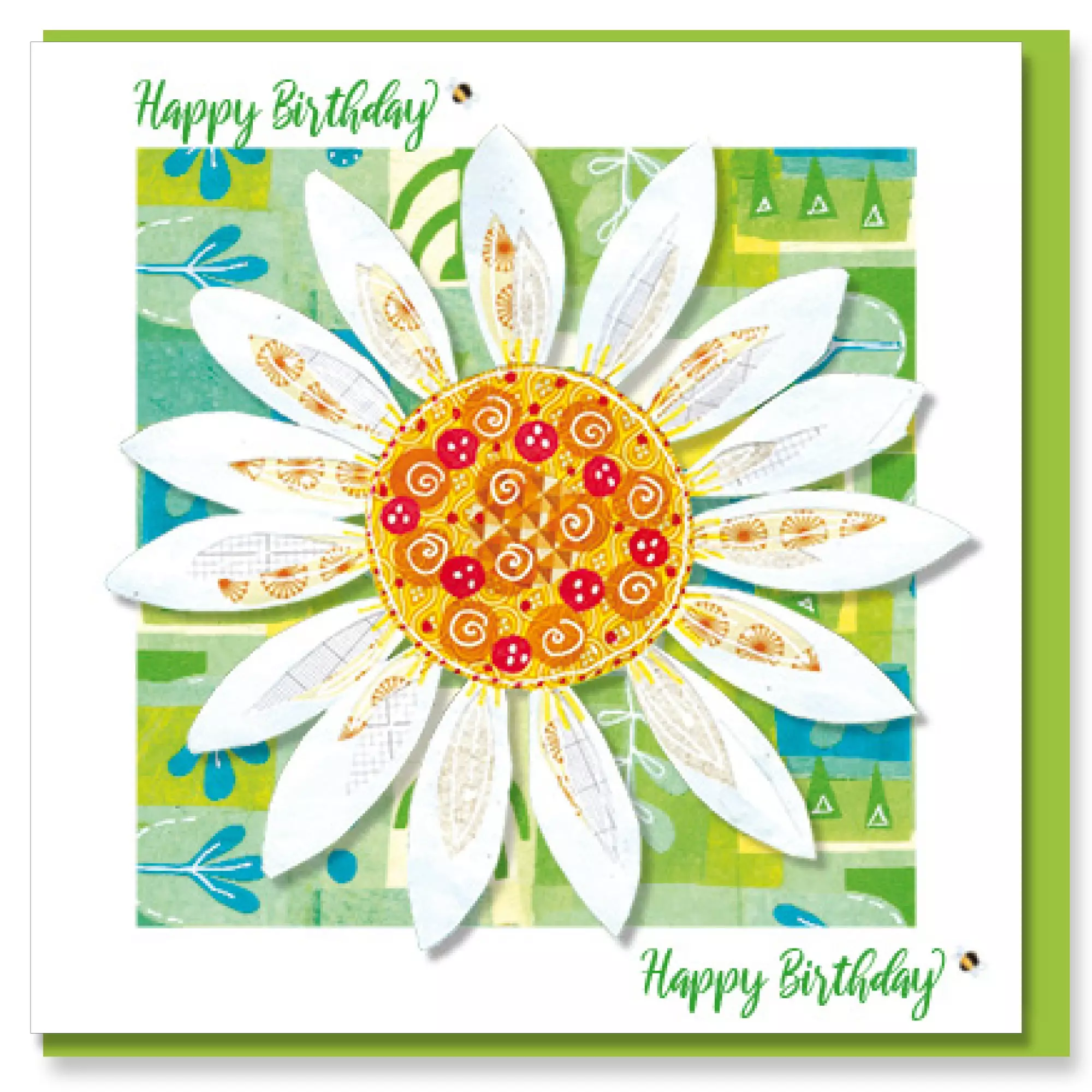 Daisy Birthday Greetings Card