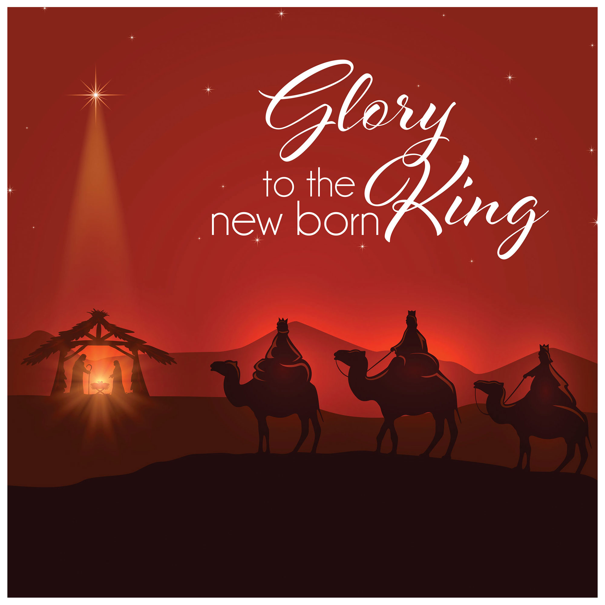We Three Kings Christmas Card (pack of 10) 5060780841847 Fast
