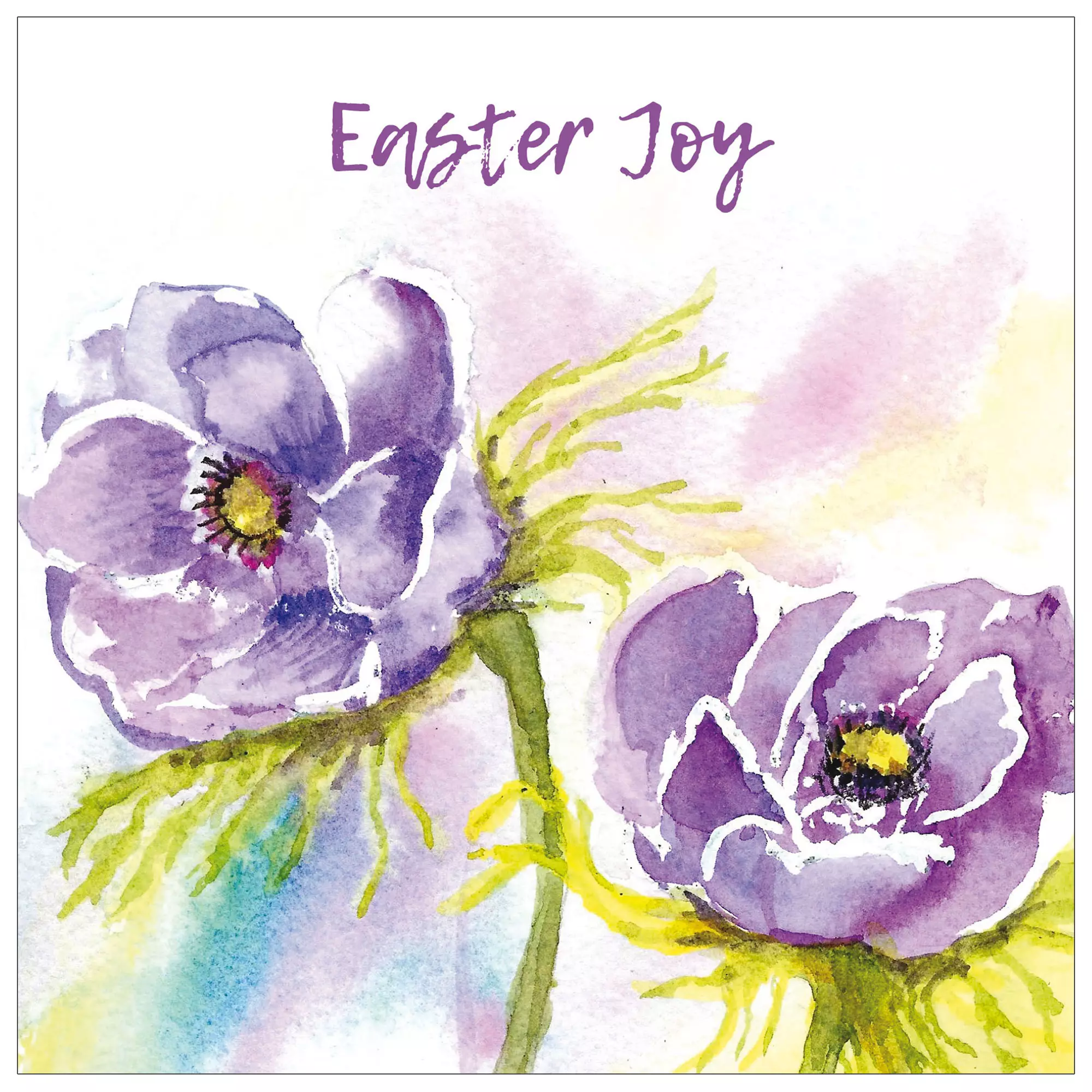 Easter Joy Flowers Easter Cards Pack of 5