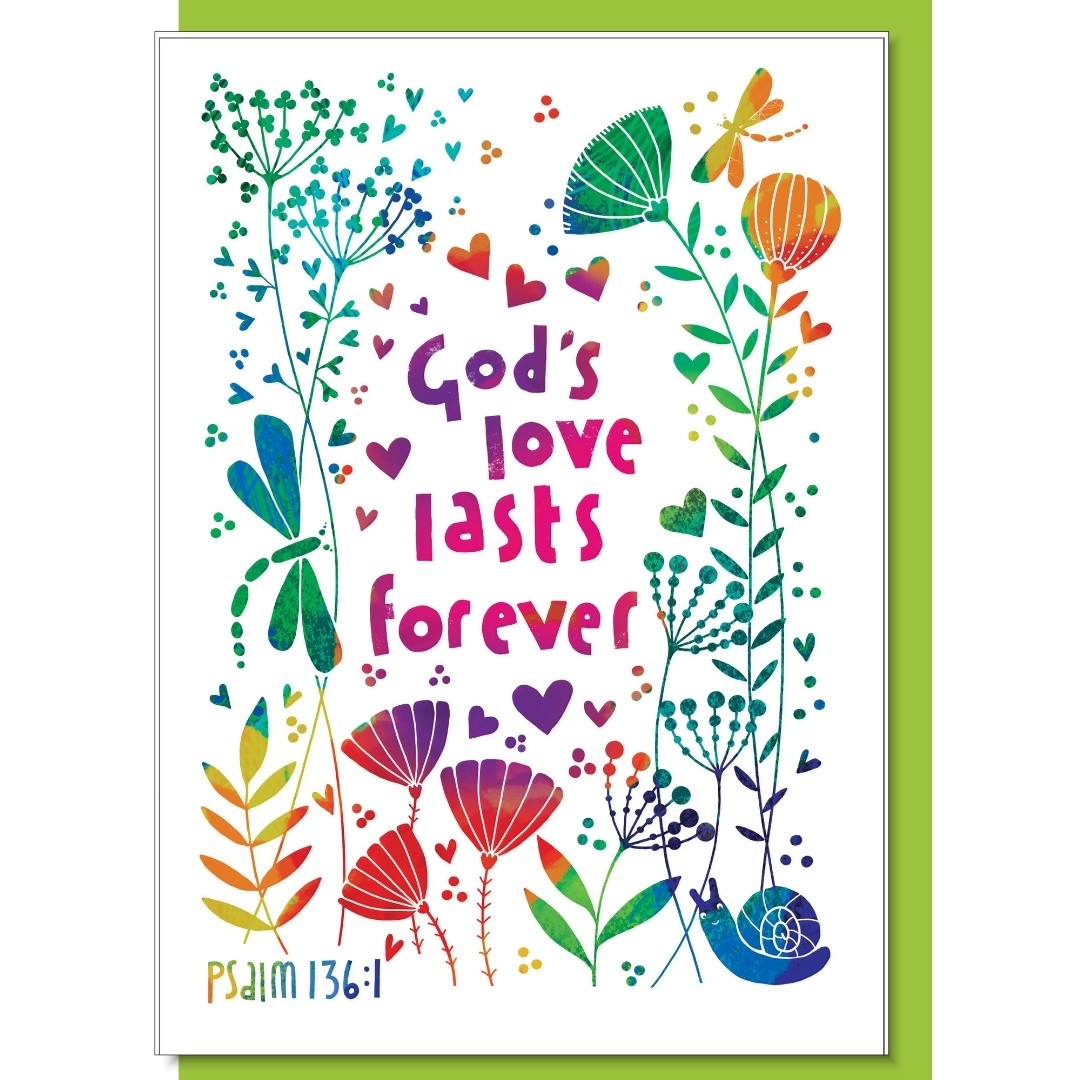 God's love  Greetings Card