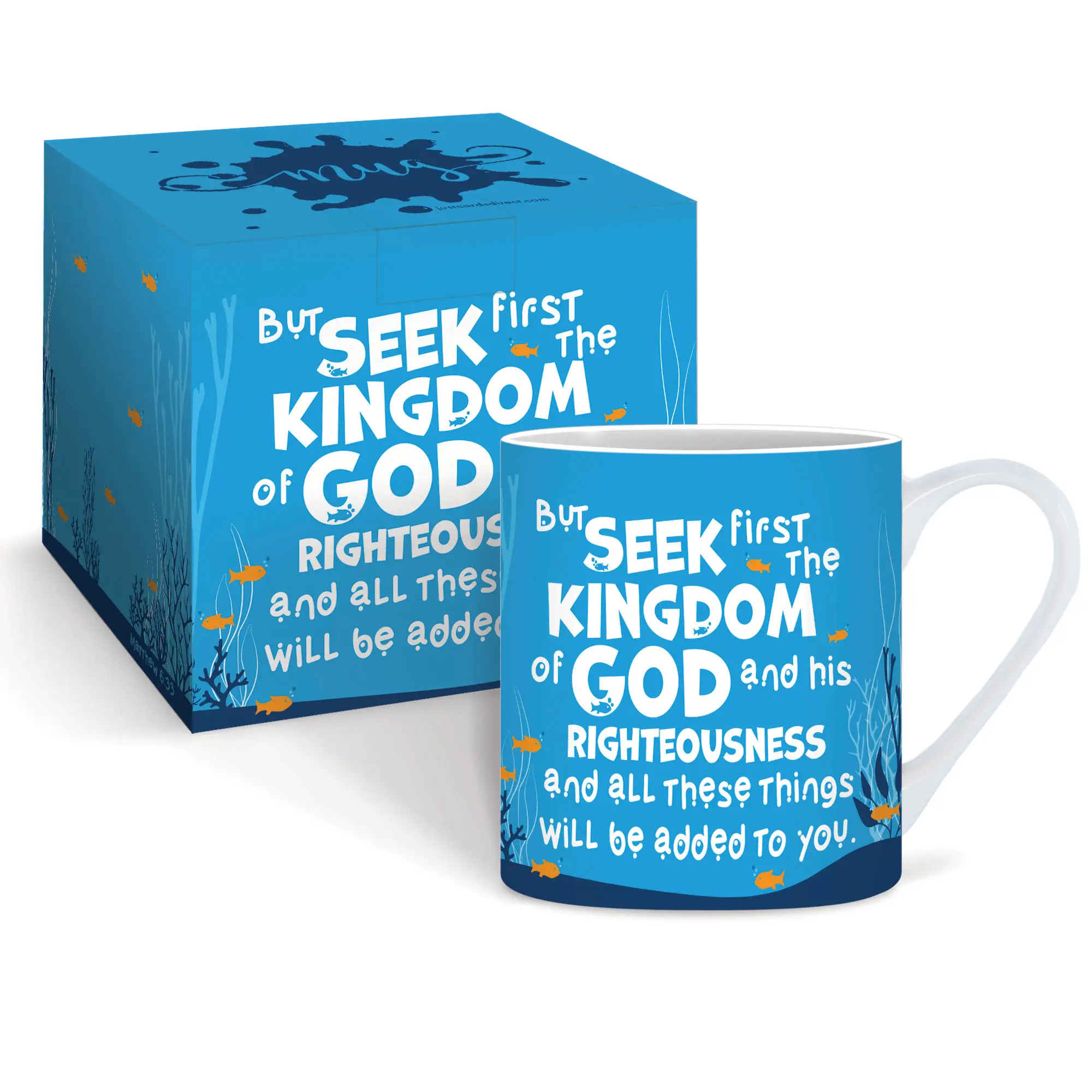 Seek First the Kingdom Mug & Gift box: Free Delivery at Eden.co.uk